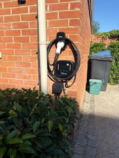 Replacing an Old EV Charger in Hertford -  Upgrading to a Tethered Charger